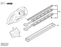 Bosch 0 600 997 011 Ahs 2000 Hedge Trimmer 230 V / Eu Spare Parts